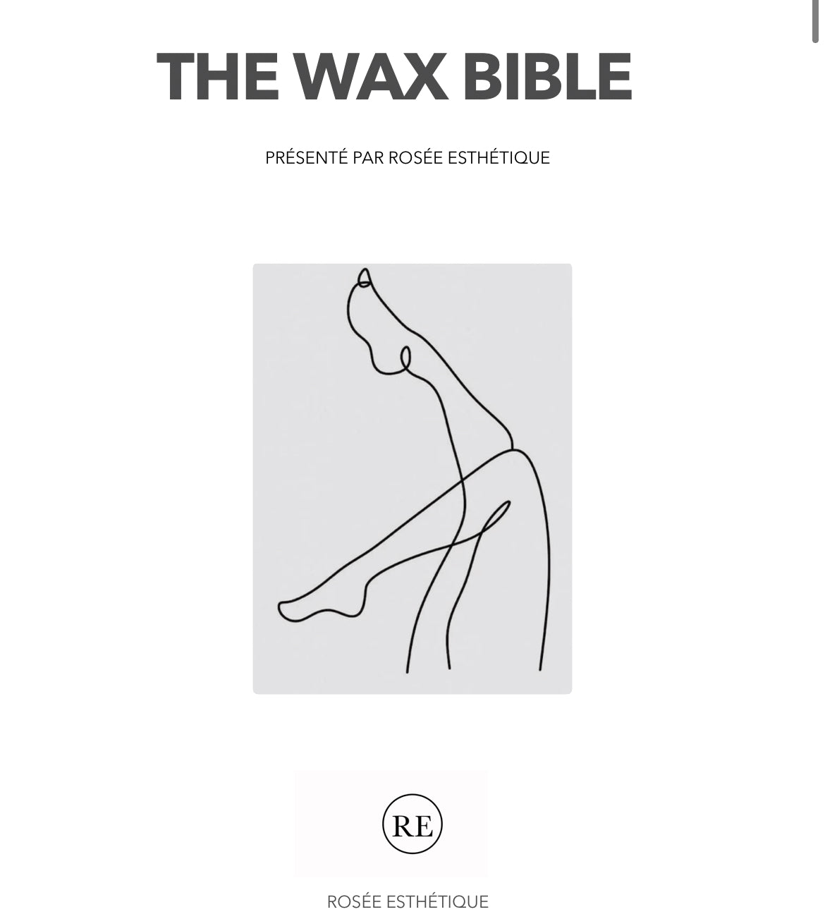 THE WAX BIBLE (E-BOOK)